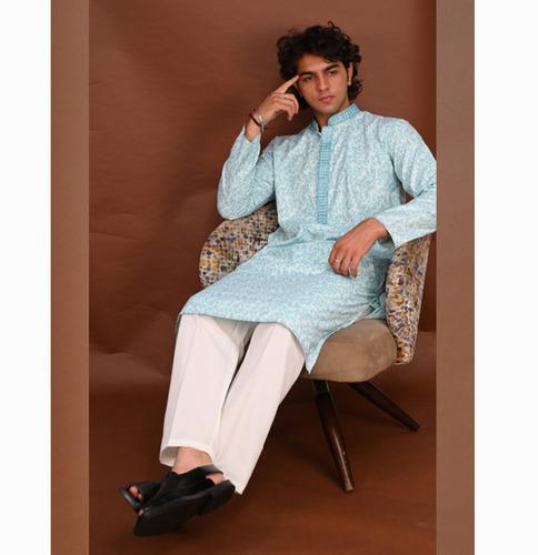 Men Embroidered Kurta Set