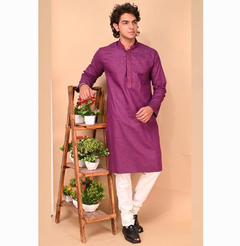 Men Embroidered Kurta Set
