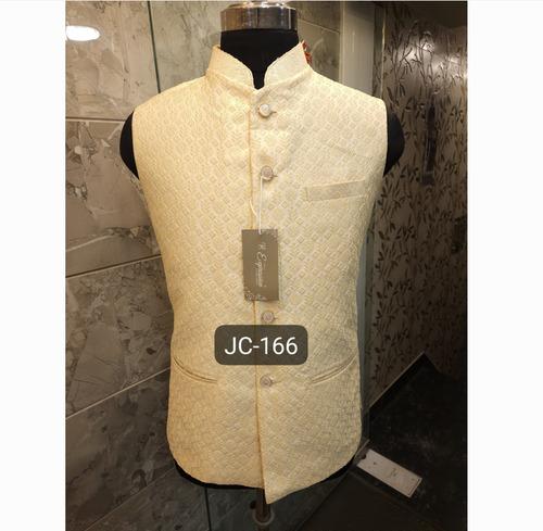 Men Heavy Brocade Nehru Jacket Set