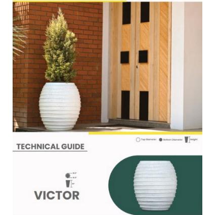 VICTOR Fiberglass planters