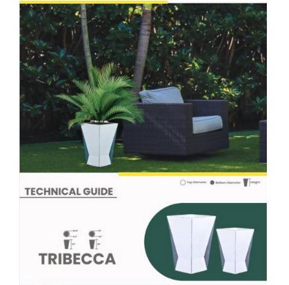 TRIBECCA Fiberglass Planters