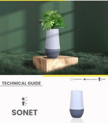 SONET Fiberglass Planters