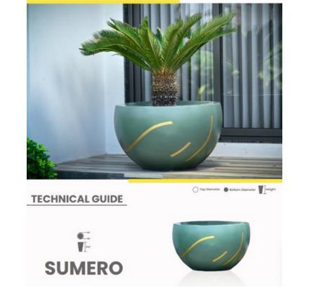 SUMERO Fiberglass Planters