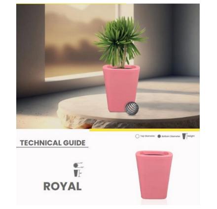 ROYAL Fiberglass Planters