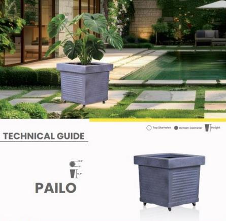 PAILO Fiberglass Planters