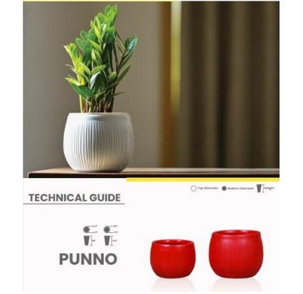 PUNNO Fiberglass Planters