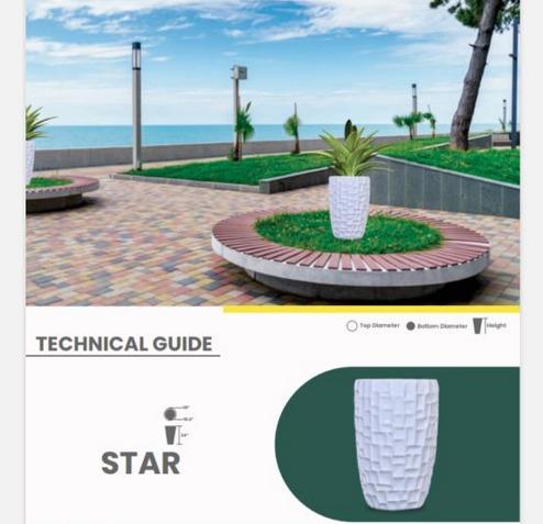 STAR Fiberglass Planters
