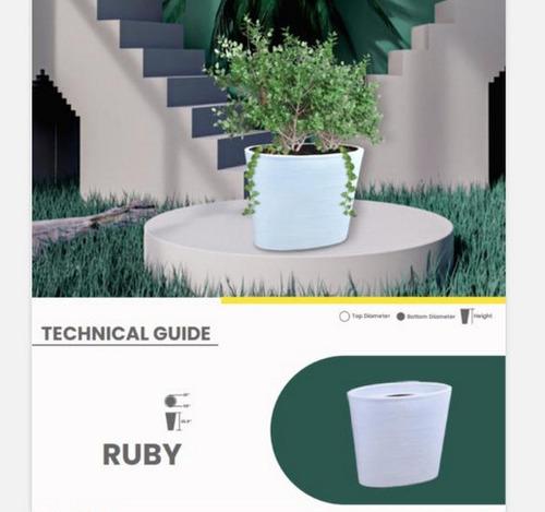 RUBY Fiberglass Planters