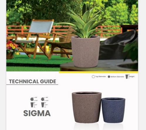 SIGMA Fiberglass Planters