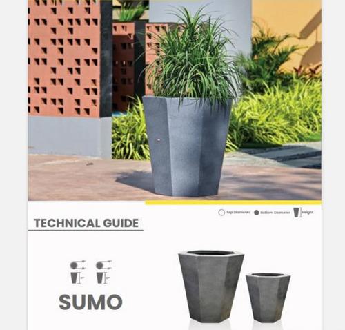 SUMO Fiberglass Planters