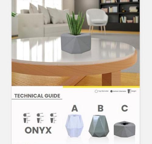 ONYX Fiberglass Planters