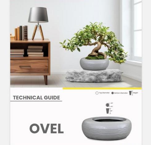 OVEL Fiberglass Planters