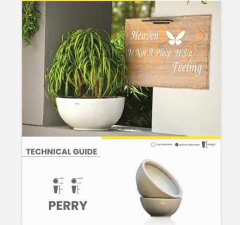PERRY Fiberglass Planters