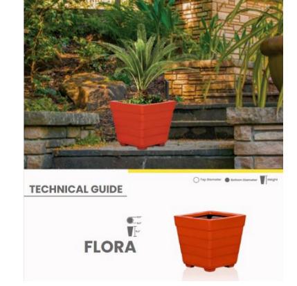 FLORA Fiberglass Planters