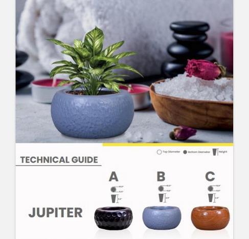JUPITER Fiberglass Planters