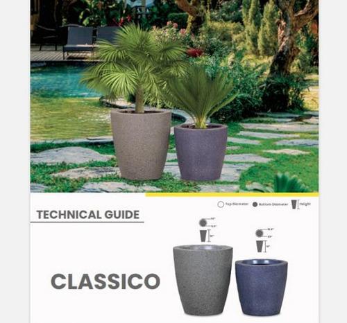 CLASSICO Fiberglass Planters