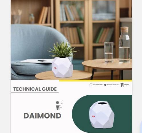 DIAMOND Fiberglass Planters