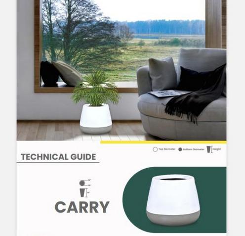 CARRY Fiberglass Planters