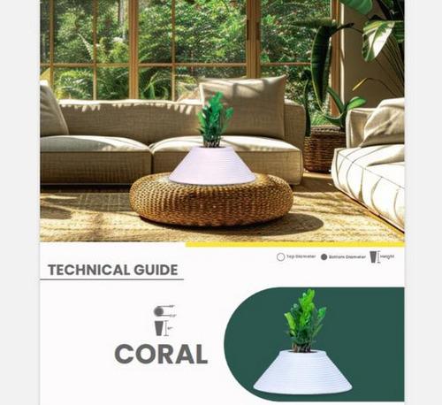 CORAL Fiberglass Planters
