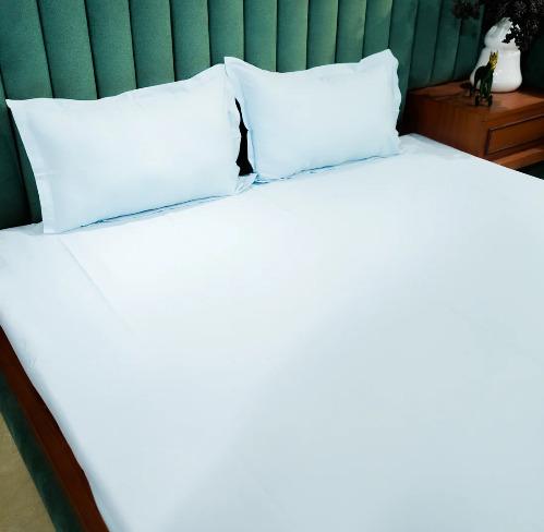 Grey Elegance 300 TC|500 TC Flat Sheet Set