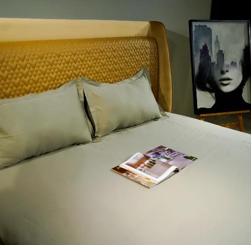 Sage Green Oasis 300 TC|500 TC Flat Sheet Set