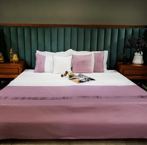 Pure Alabaster Colorplay Stripe 300 TC|500 TC Designer Bed Sheet