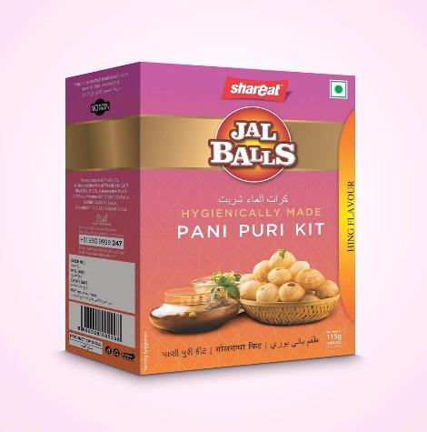 Pani Puri Hing Flavour Kit (30 Puris + 600ml Hing Pani & 200ml Mittha Sachet)
