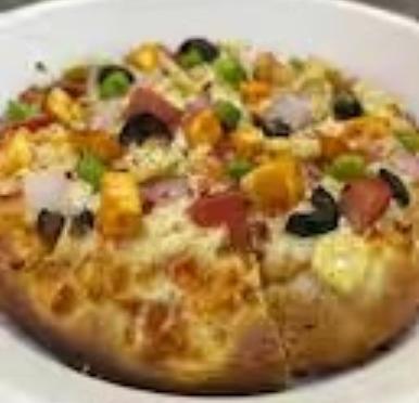 Mix Vegetable Black Olive Pizza ( 6 inch)
