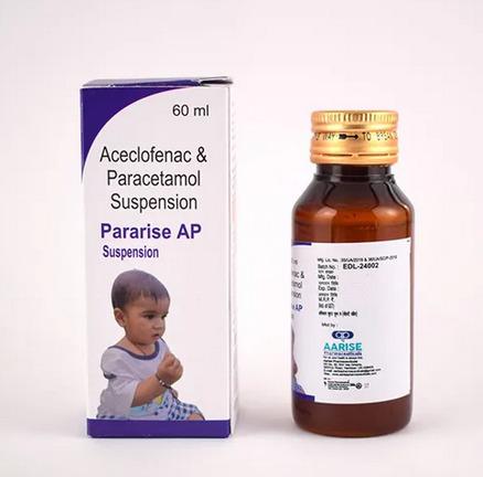 60ml Aceclofenac And Paracetamol Suspension