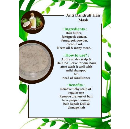 Anti Dandruff Hair Mask