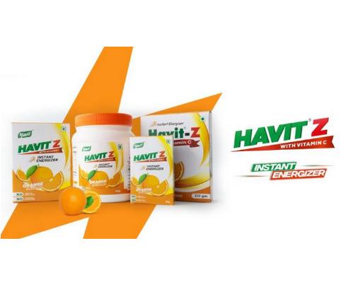 HAVIT Z with Vitamin C Instant Energizer Orange Flavoured Drink Mix Powder