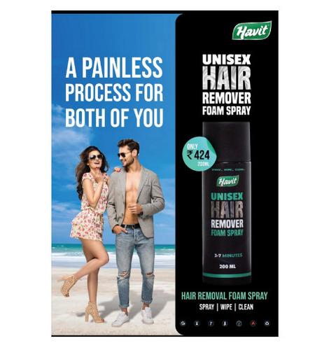 Unisex Hair Remover Foam Spray