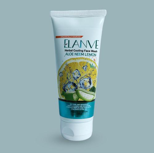 Herbal Cooling Face Wash Aloe Neem Lemon