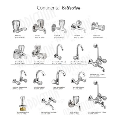 Continental Collection Bath Fittings