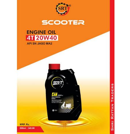 Scooter Engine Oil 4T 20W40 API SN JASO MA2