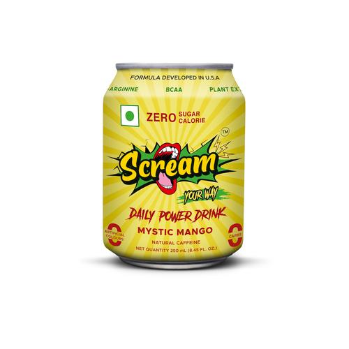 Scream Energy Drink - Mystic Mango Flavour