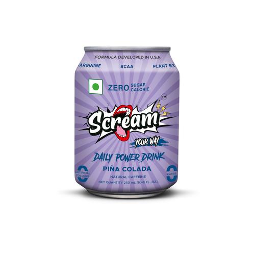 Scream Energy Drink - Pina colada flavour