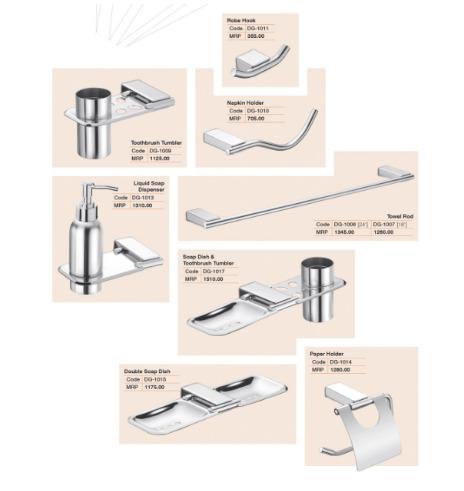 Stainless Steel Regent Bathroom Accessories