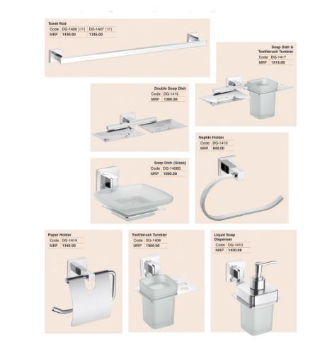 Stainless Steel Allanta Bathroom Accessories
