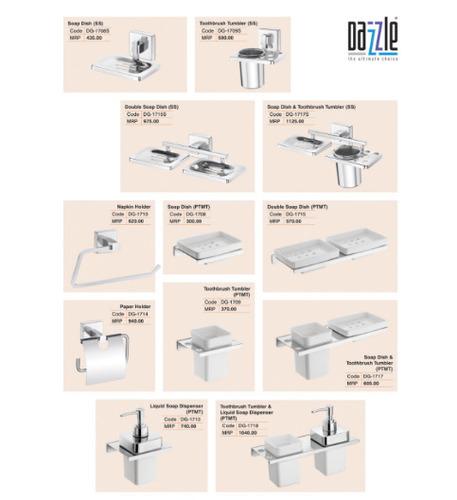 Stainless Steel Hope Glossy Finish Bathroom Accessories