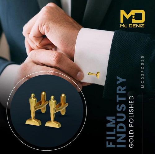 Mens cufflinks for Oscar for film industry