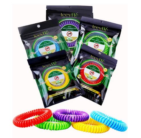 LeevMe Eva Mosquito Repellent Bracelets for 10 Days Use