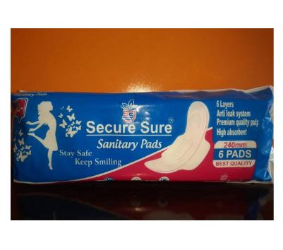 Secure Sure Sanitary Pads 240mm