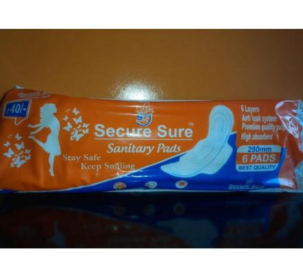 Secure Sure Sanitary Pads 280mm