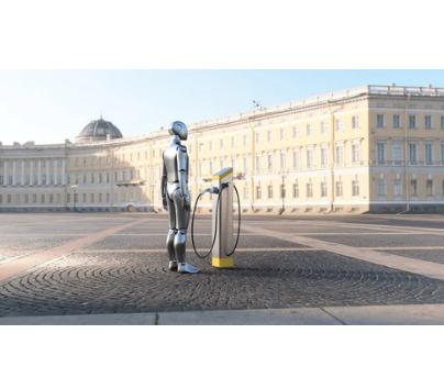 MAVI EV Charger - Hybrid AC 7.4kW Type2 + AC3.3kw +/ AC 3.3kW - Pole Design