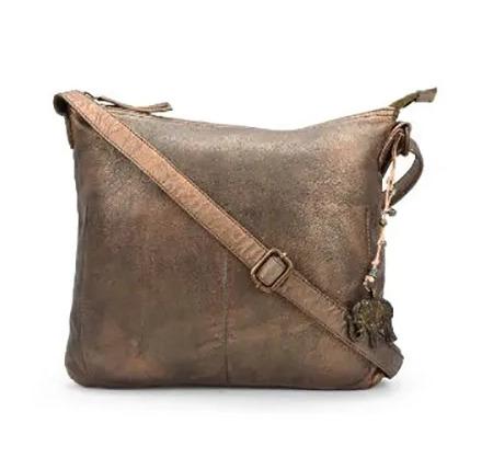 Leather Plain Sling Bags