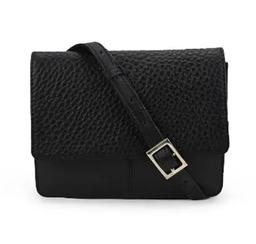 Black Leather Sling Bags