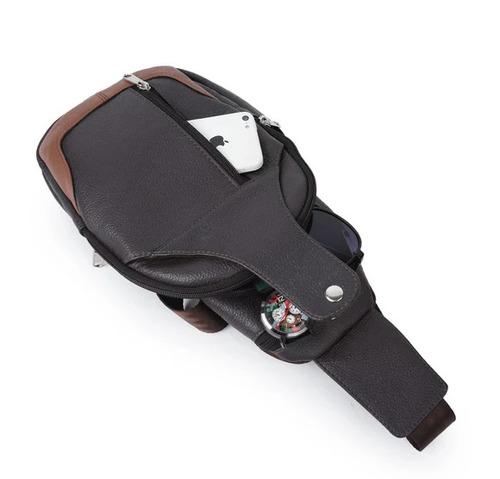 Leather Sling Bag Classy Trendy Crossbody Bag Shoulder Daytrip Travel Stylish Purse