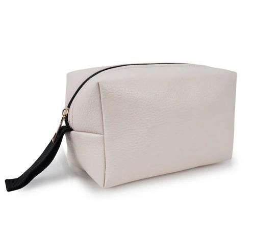 CIMONI Vegan Leather Casual Classy Design Trendy Toiletry Travel Cosmetic Bag for Women