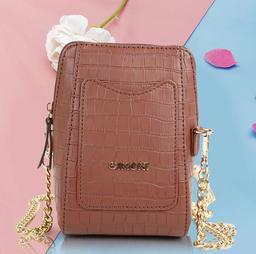 CIMONI trendy Mobile Sling Bag with Chain Strap Side Purse For Women